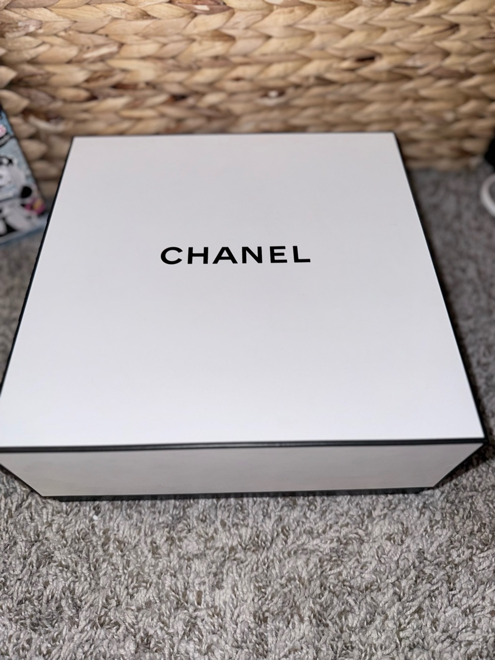 Authentic Chanel Empty Box with Lid | Storage & Display